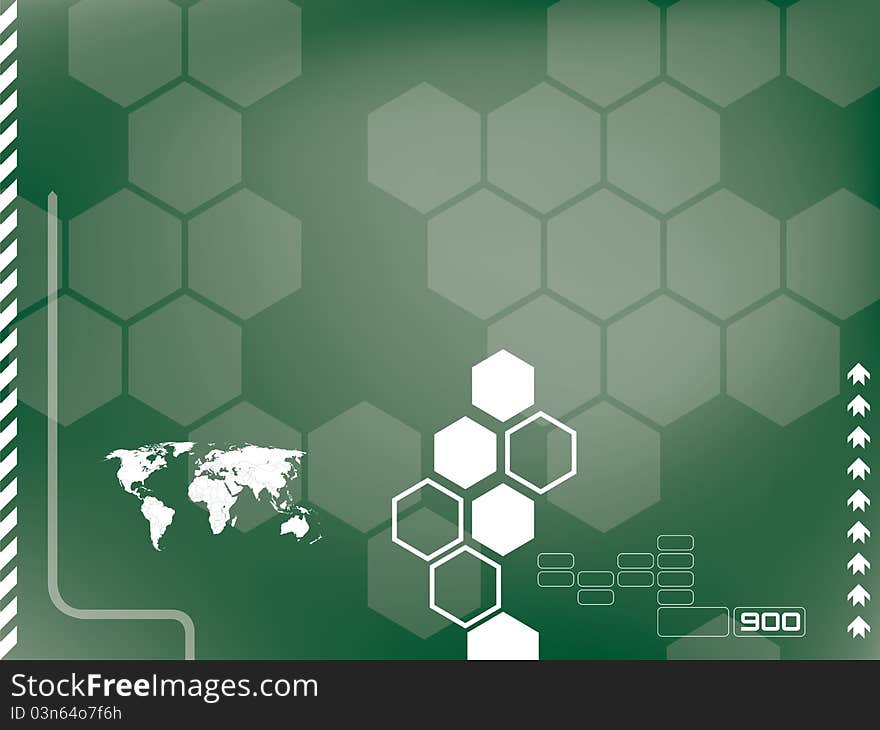 Technology background vector