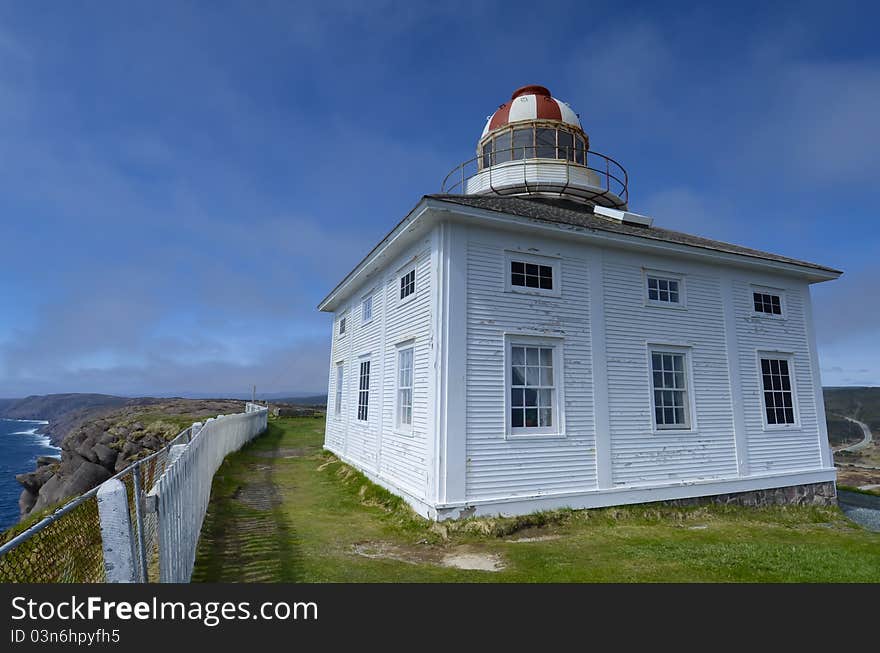 Lighthouse At Cape Speare, Canada