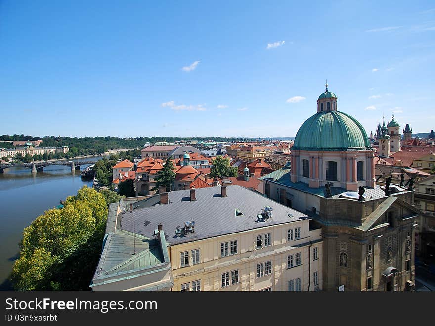 The Vltava In Prague