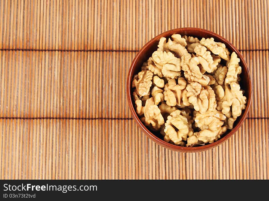 Walnut in a bowl