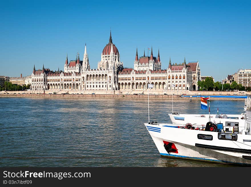 Hungarian Parliament Building in Budapest. Hungarian Parliament Building in Budapest.