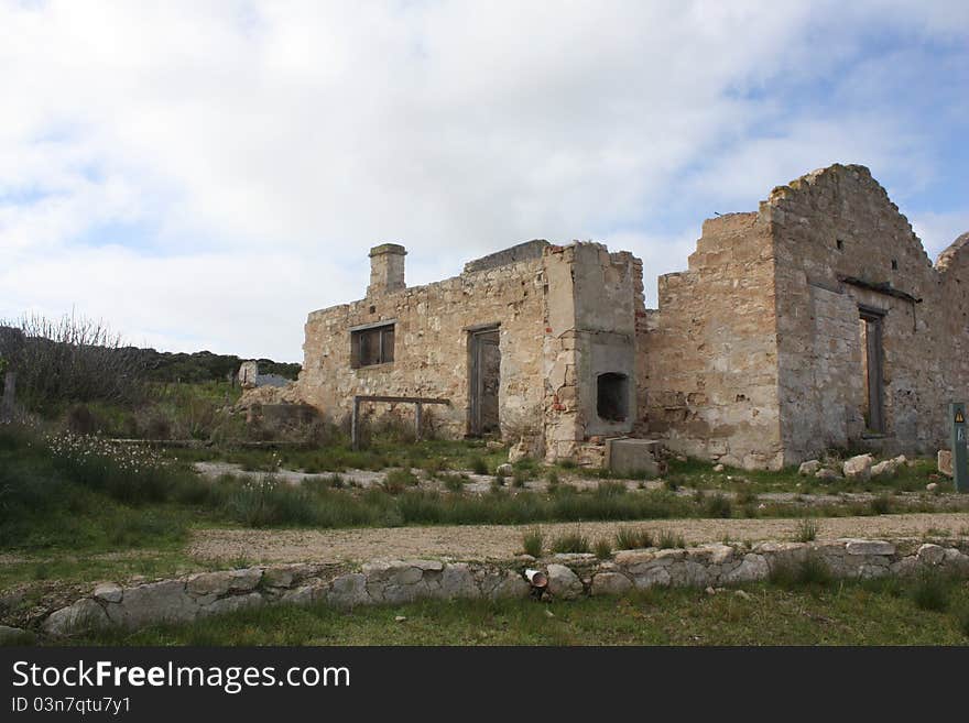 Ruins of an old building in Innes National Park