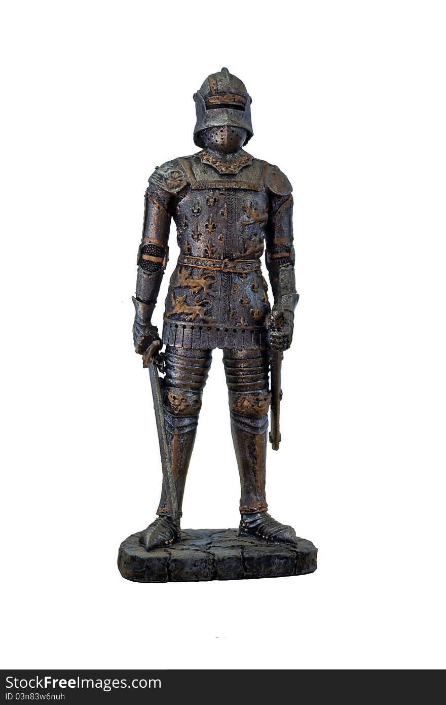 Statuette French knight