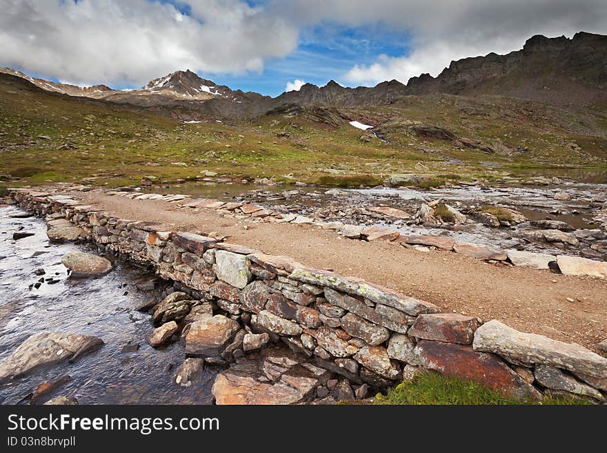 Lake And Stones