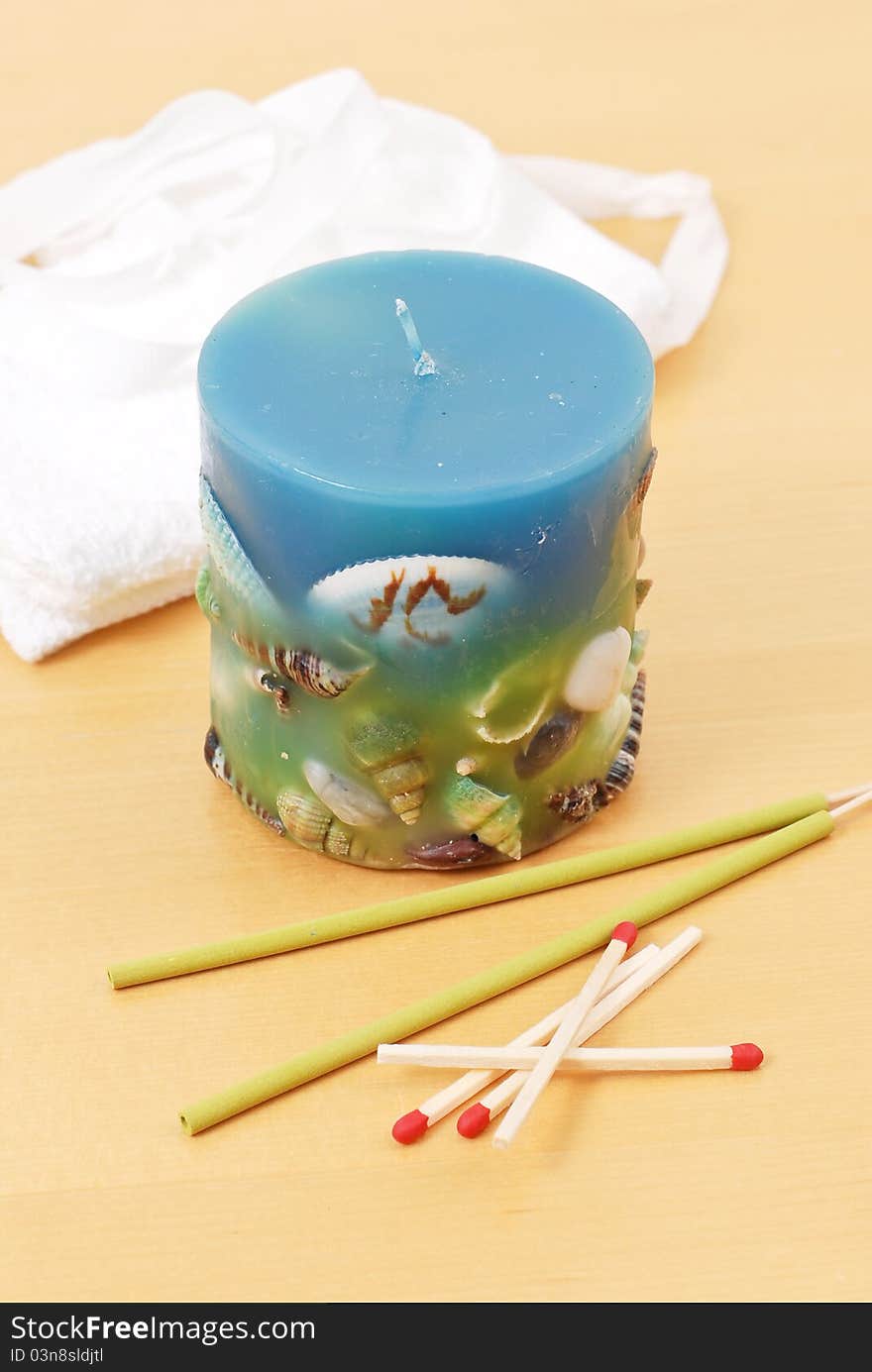 Fun Shell Candle with Incense