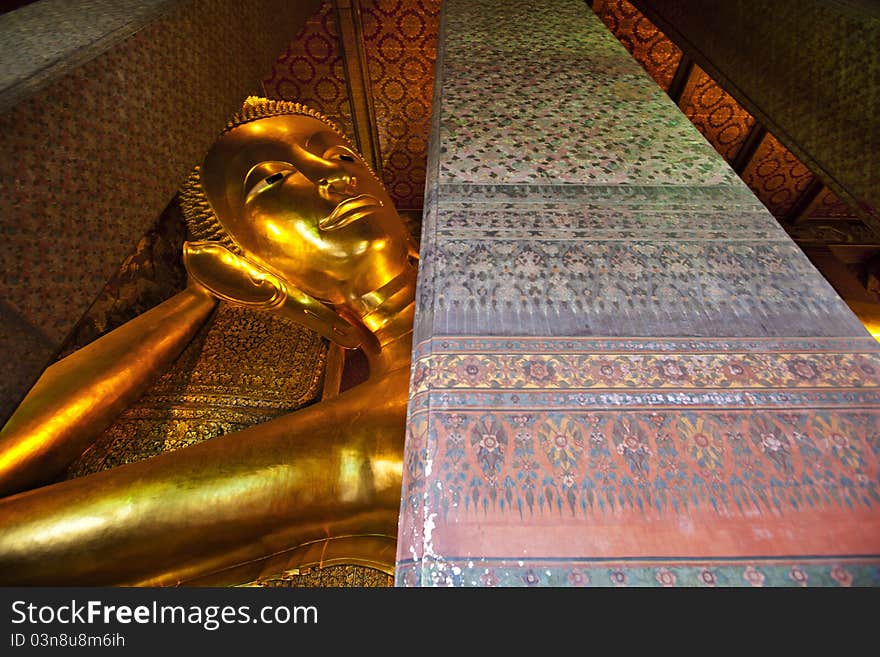 Wat Pho in Bangkok Thailand.