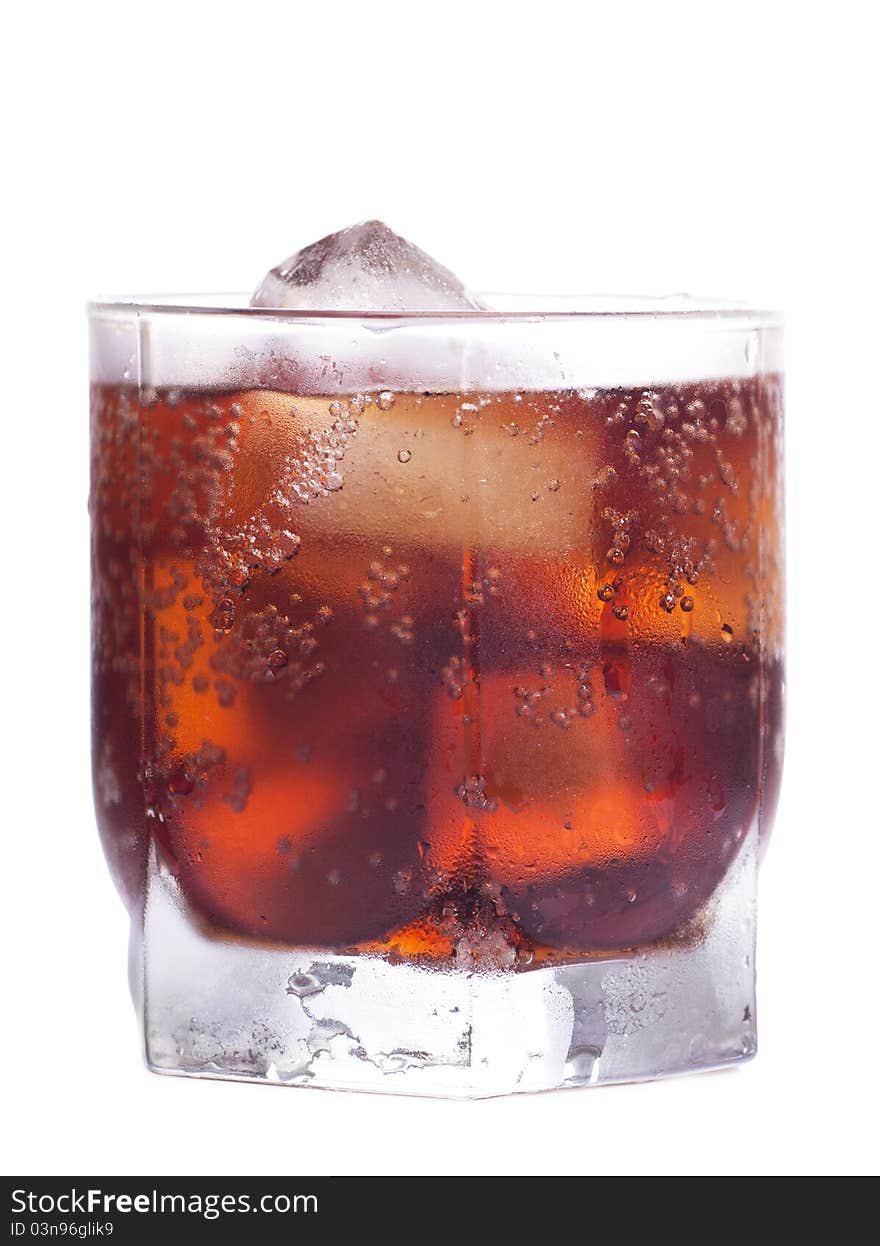 Cold Cola With Ice