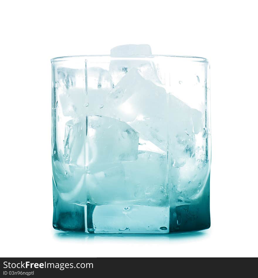 Empty Glass With Ice