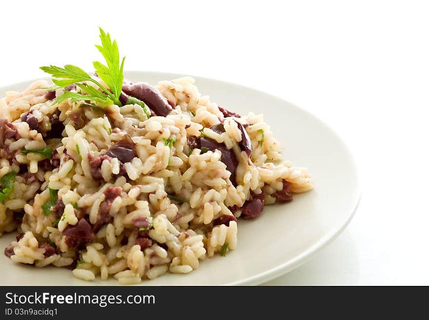 Risotto With Black Olives