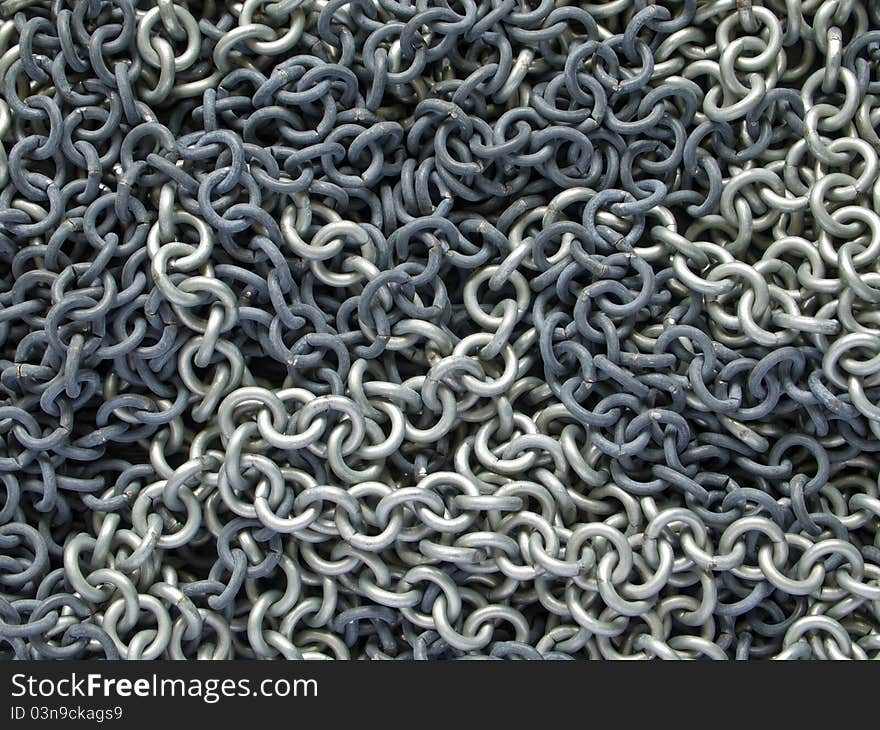 Small chain material for background. Small chain material for background