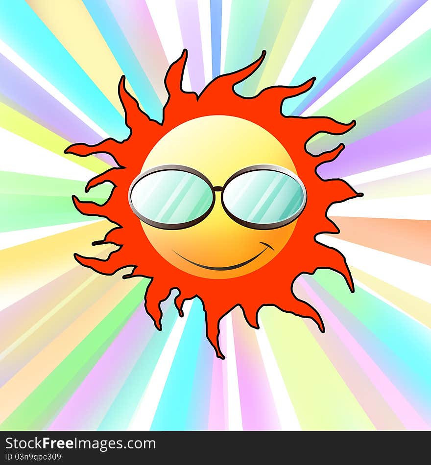 This is a cartoon sun.