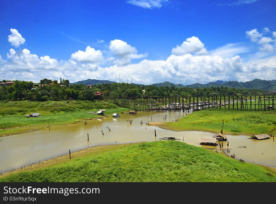 River Songaria in Thailand