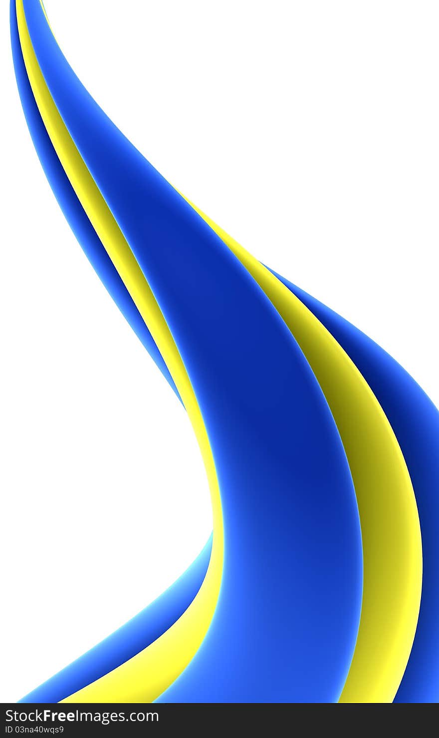 Abstract background of the yellow and blue shape. Abstract background of the yellow and blue shape