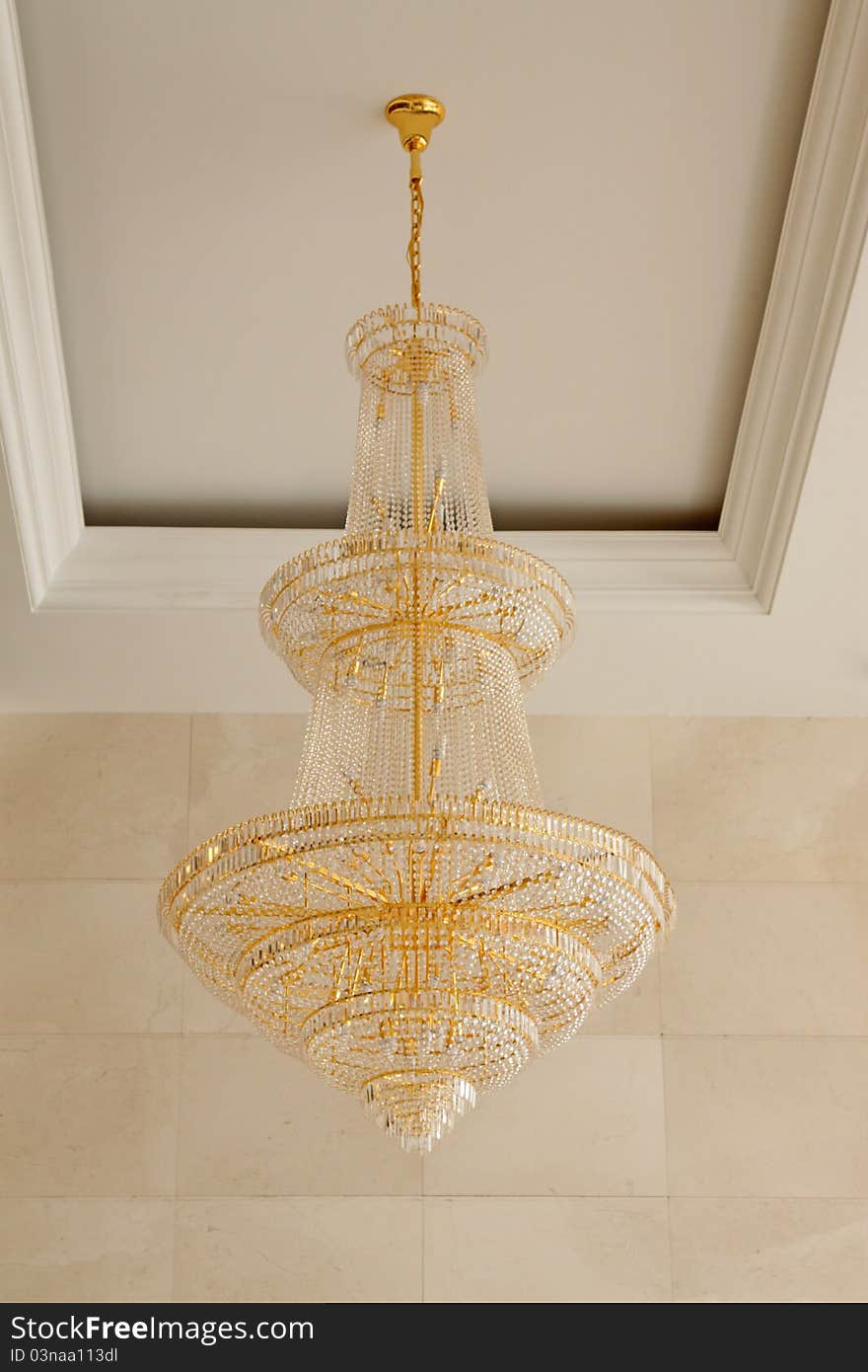 Glass chandeliers