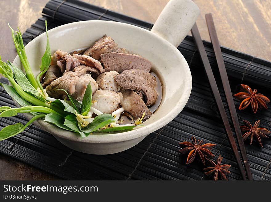 Beef Stew Noodle Soup for eat