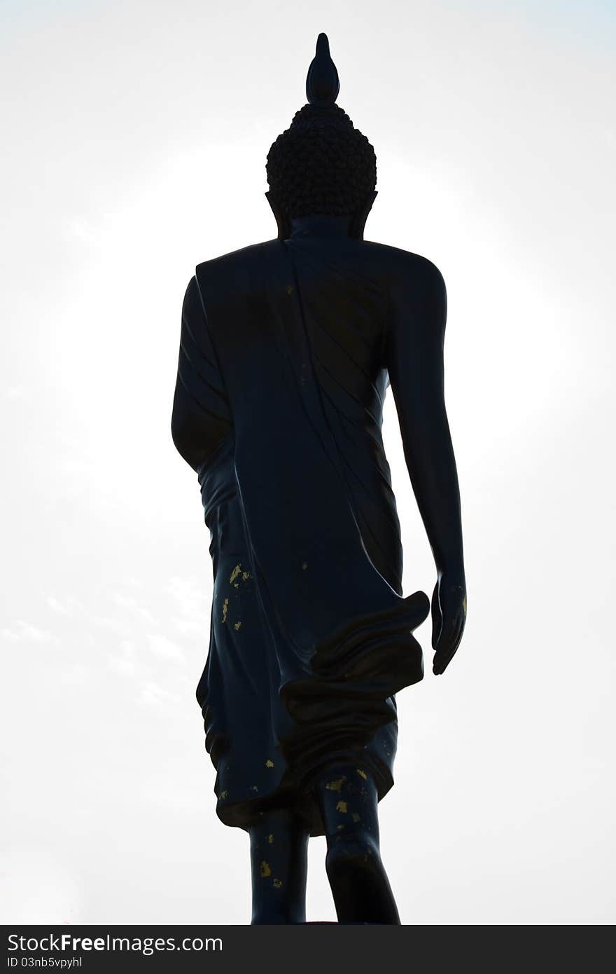 Silhouette Buddha Image