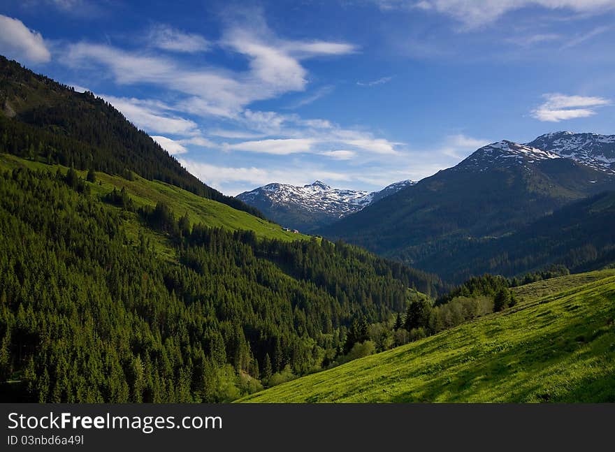 Mountain view in Austria