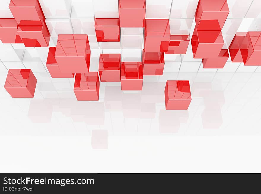 Abstract image of cubes