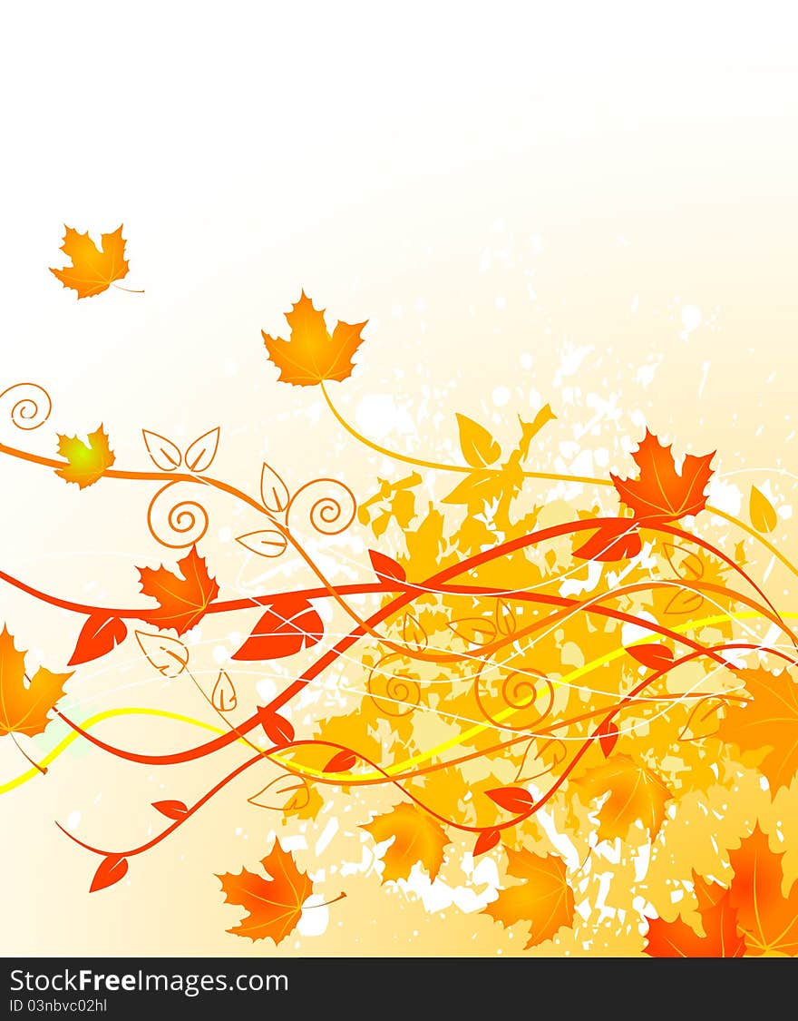 Autumn gold background with copy space. Autumn gold background with copy space