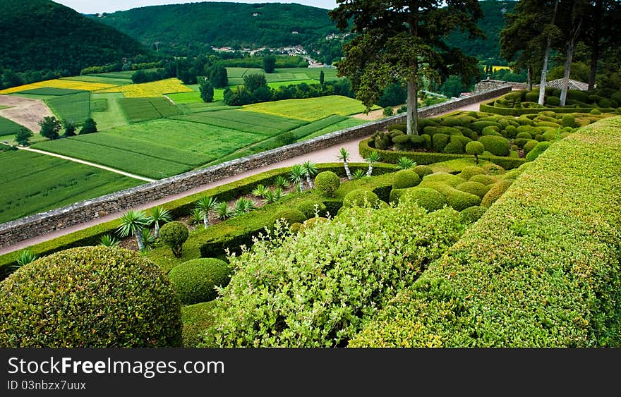 View from the gardens