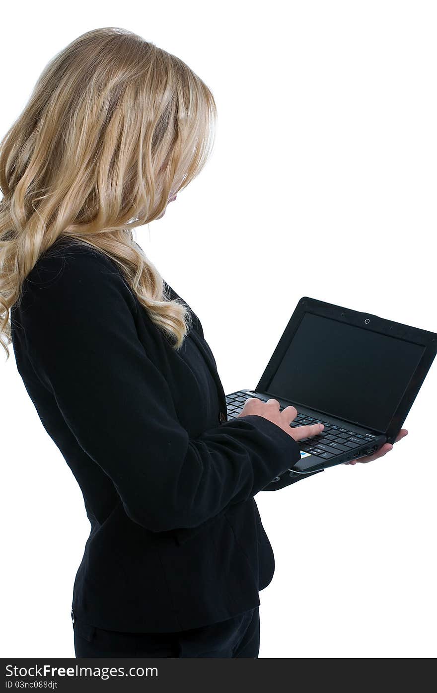 Young Girl in the Office