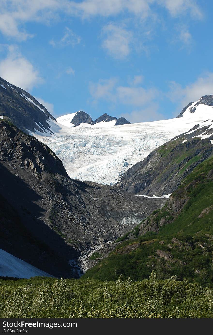 Whittier Alaska Mountain Landscape