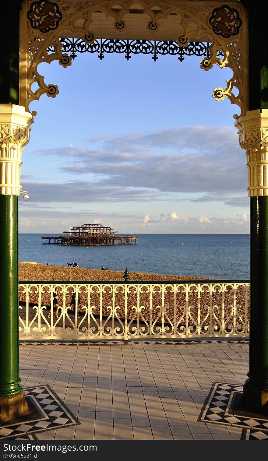 The West Pier in Brighton