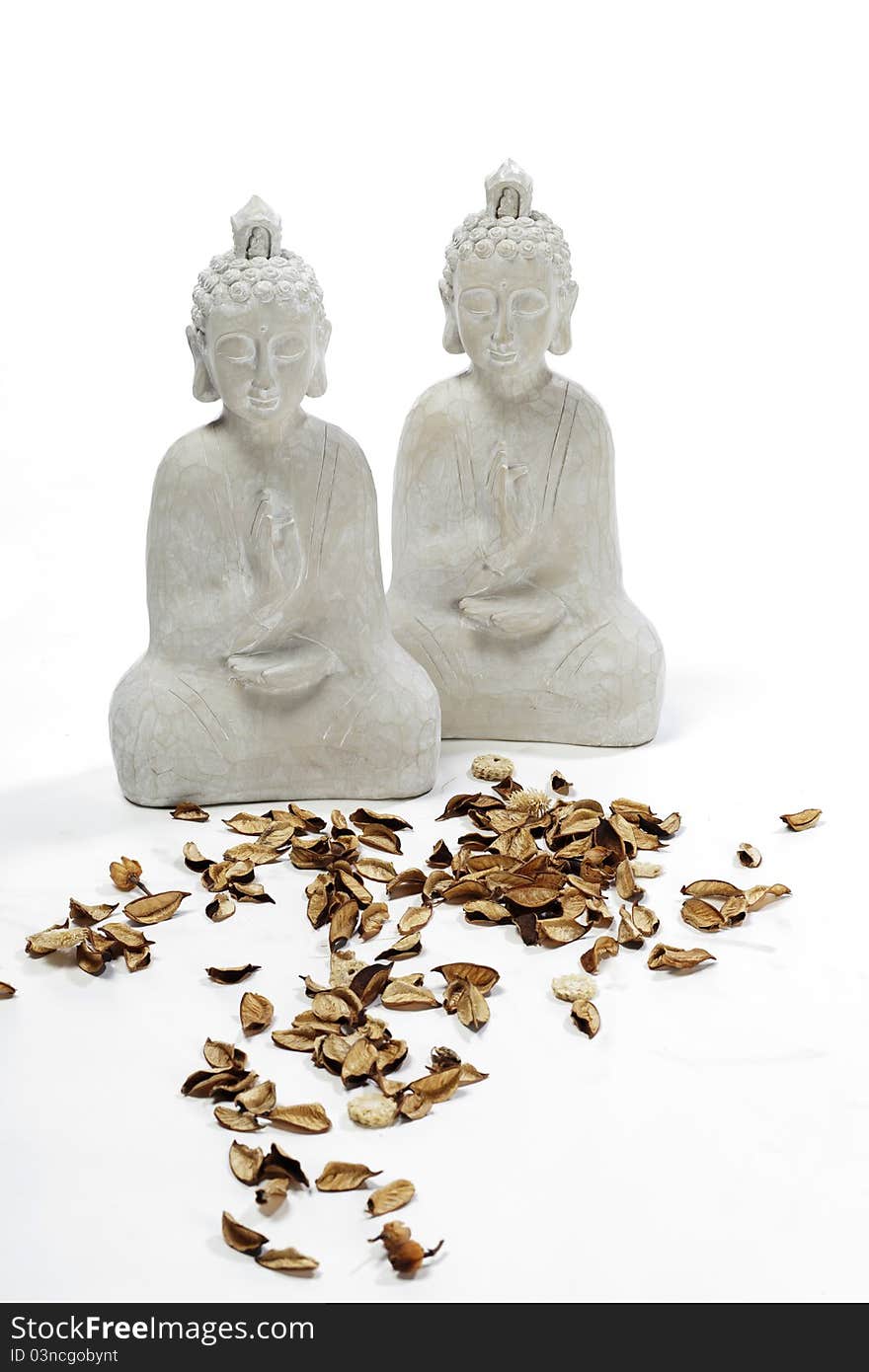 Budha statues and potpourri