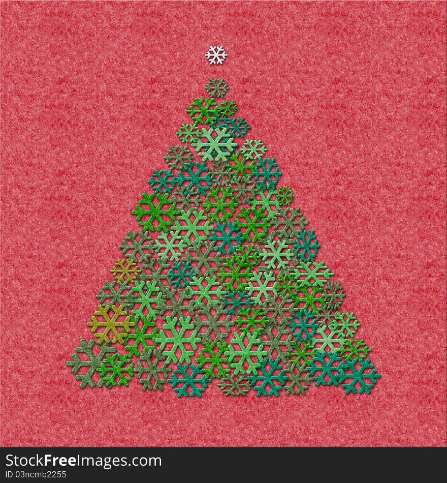 Felt Christmas tree