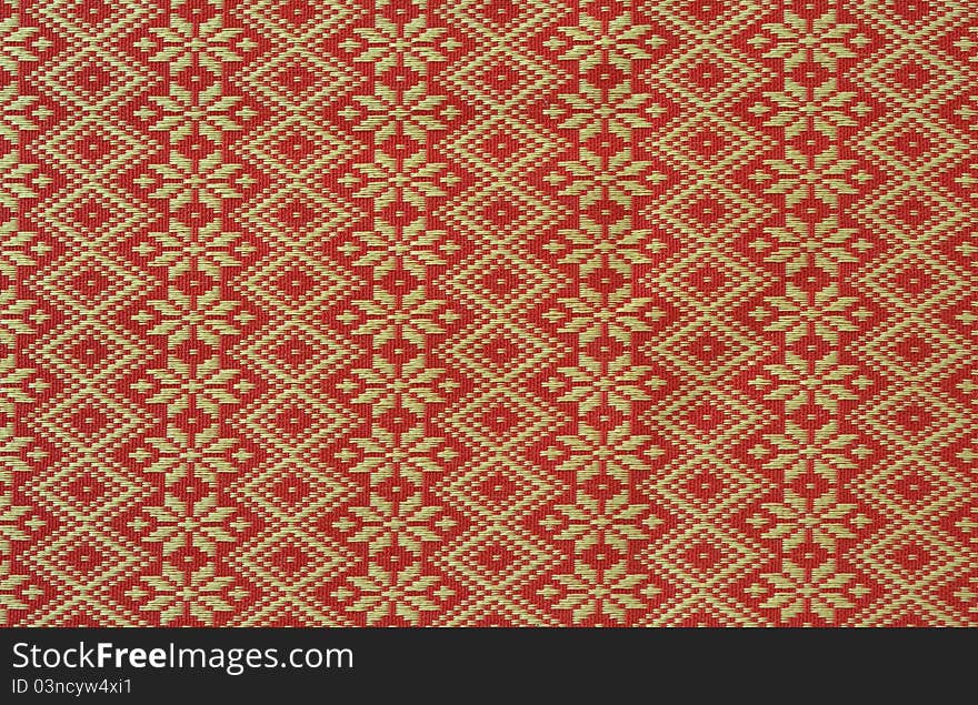 Attractive thai style cloth background for general use. Attractive thai style cloth background for general use.