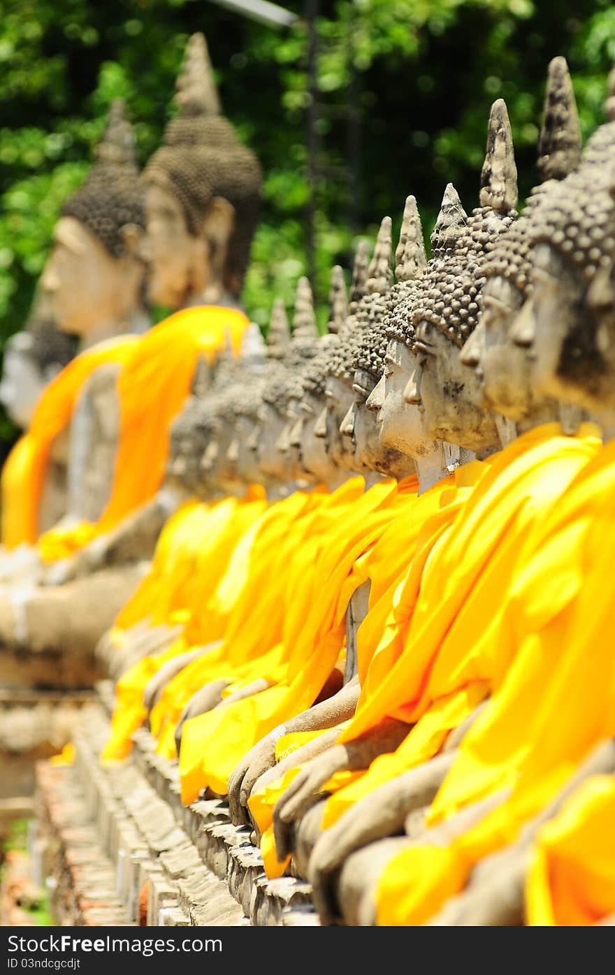 View of buddha statue in Thailand