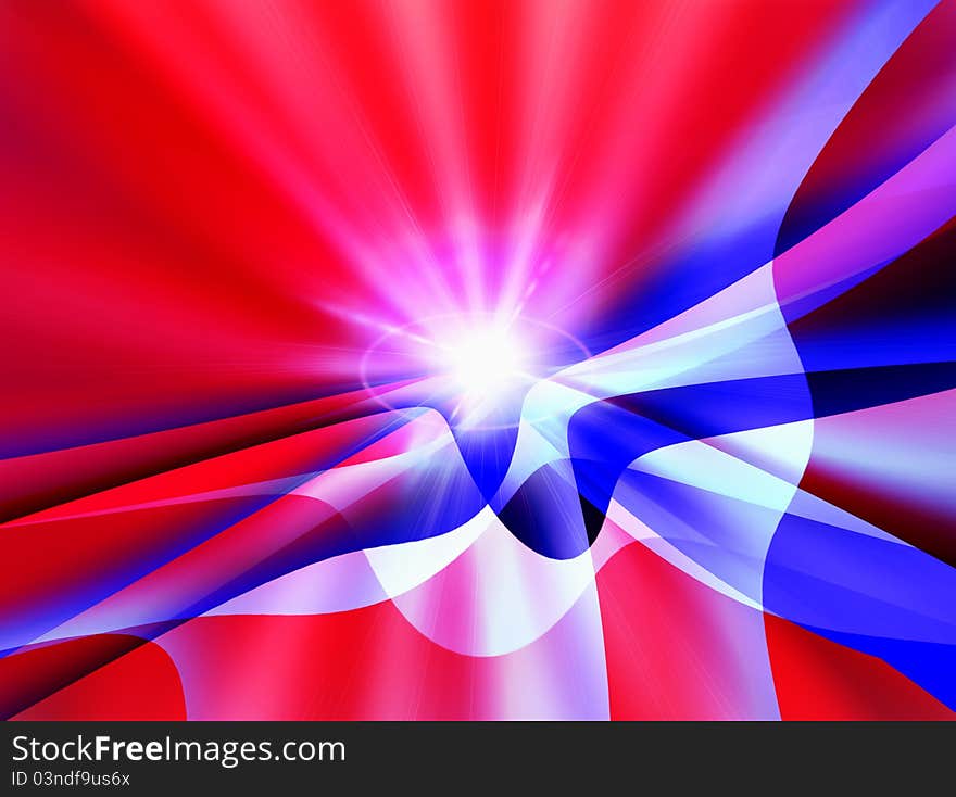 Abstract background with light of energy