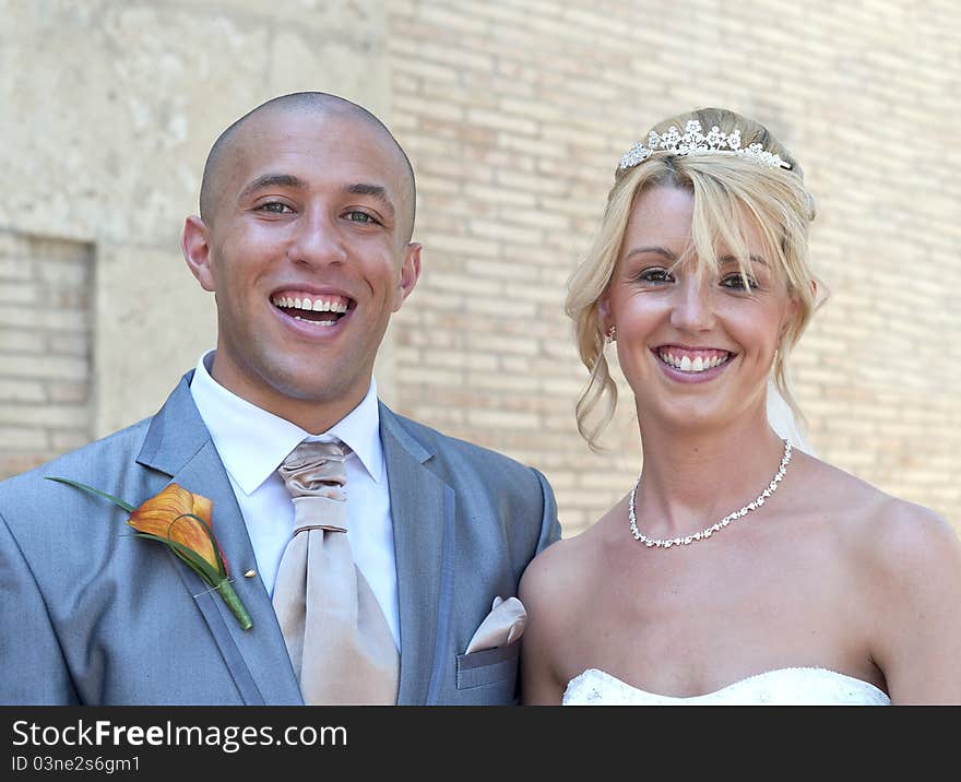 Bride And Groom Just Married