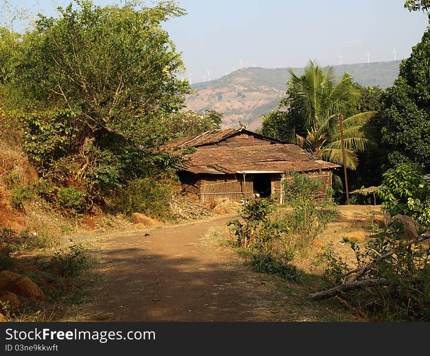 Small beautiful village in India. Small beautiful village in India