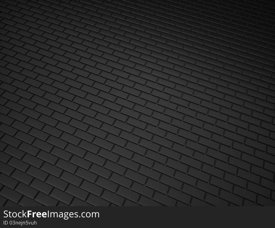 Illustration of black metallic textured background with bricks. Illustration of black metallic textured background with bricks