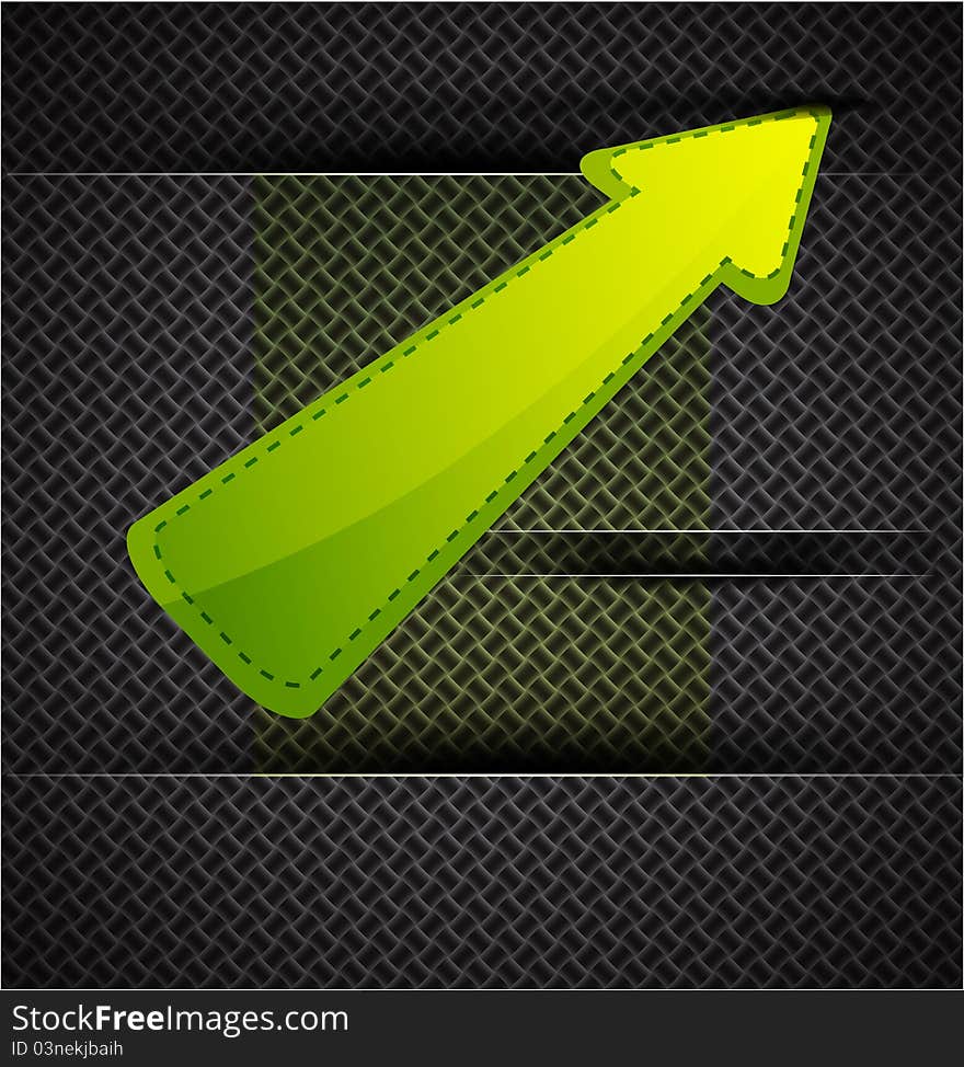 Vector arrow background