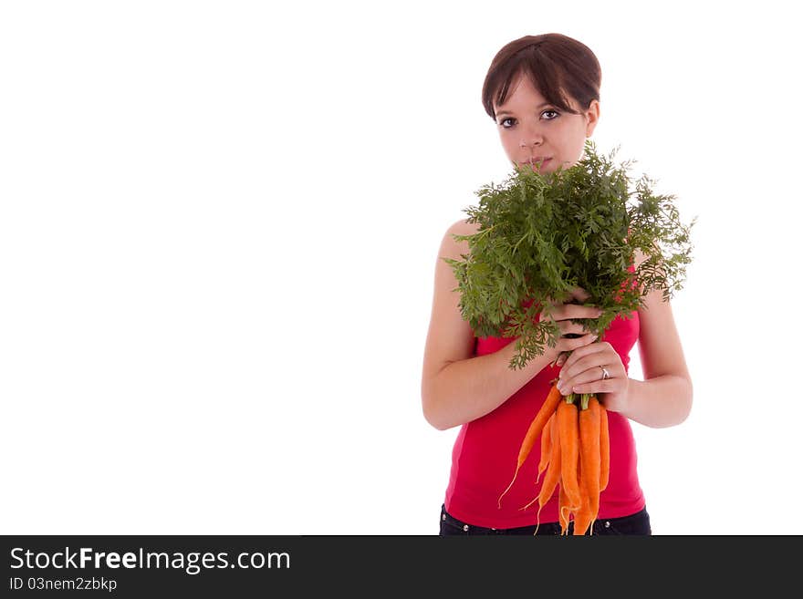 Young Woman With Vegetables