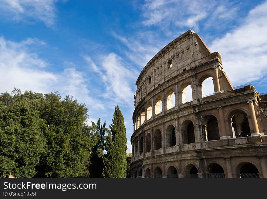 Generic view of the Colosseum in Rome. Generic view of the Colosseum in Rome