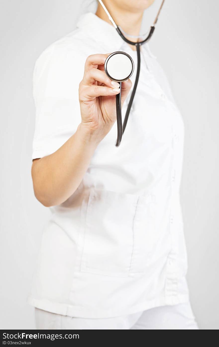 Doctor with stethoscope