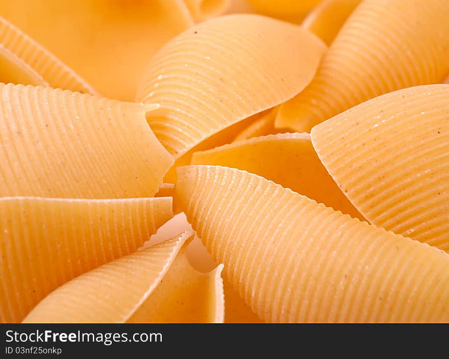 Background on pasta shells