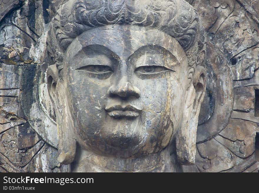 Closeup of a Buddha