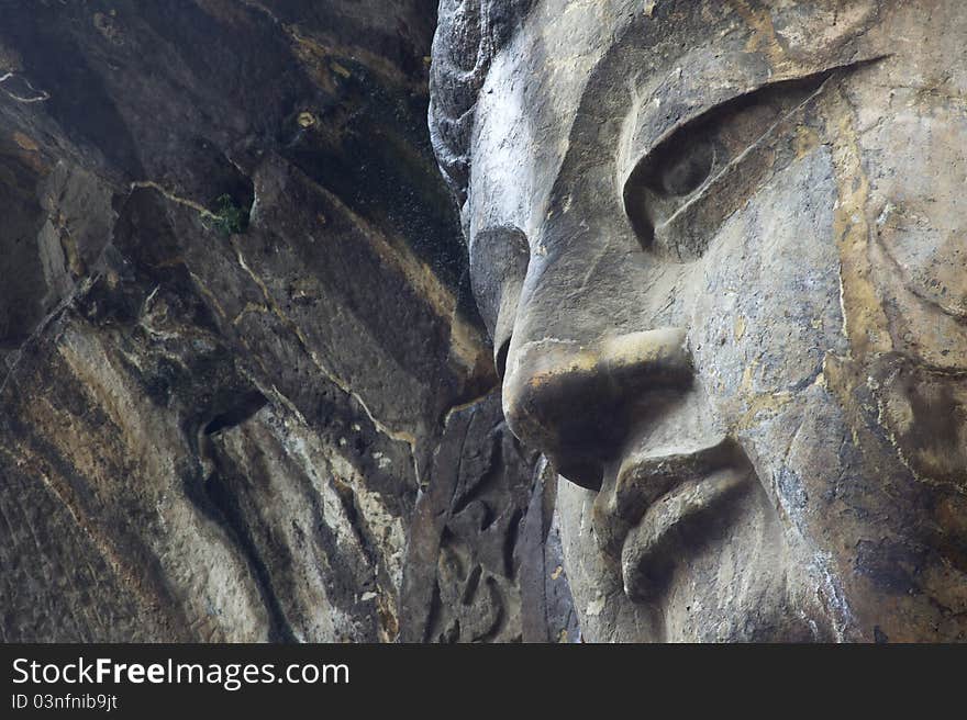 Closeup Of A Buddha