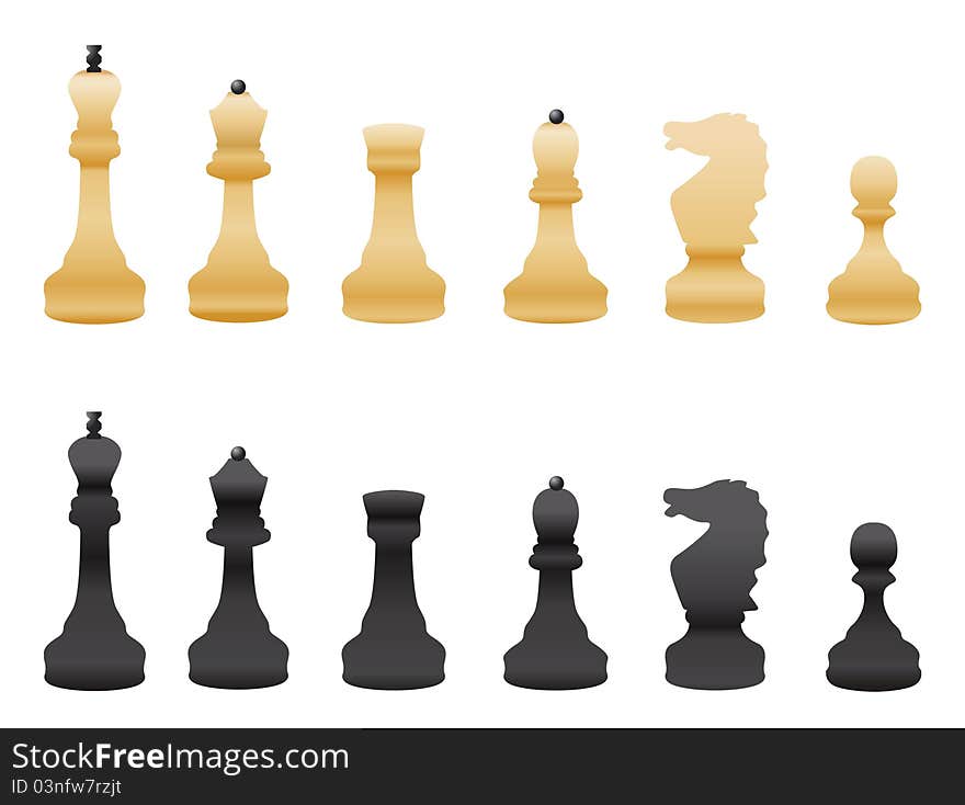 Black and white chess