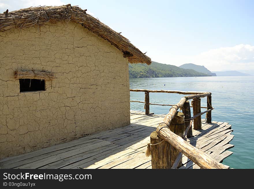 Village from B.C in ohrid. Village from B.C in ohrid