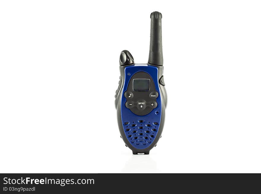 Radio communication on white background. Radio communication on white background