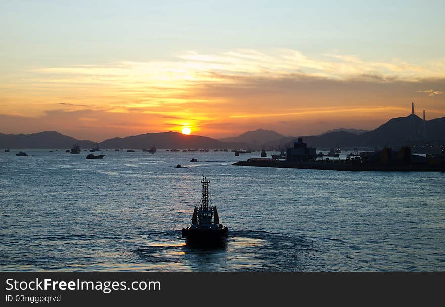 Ships Return Flight to Pier