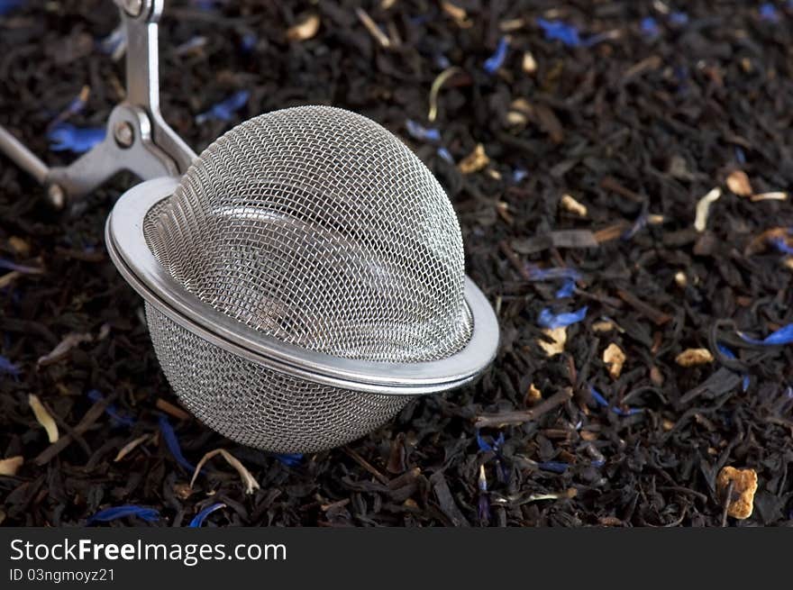 Scented tea and tea ball