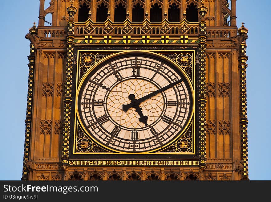 The Clock Tower in London, UK