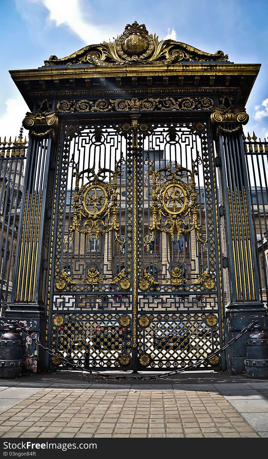 Door of the court of Paris. Door of the court of Paris