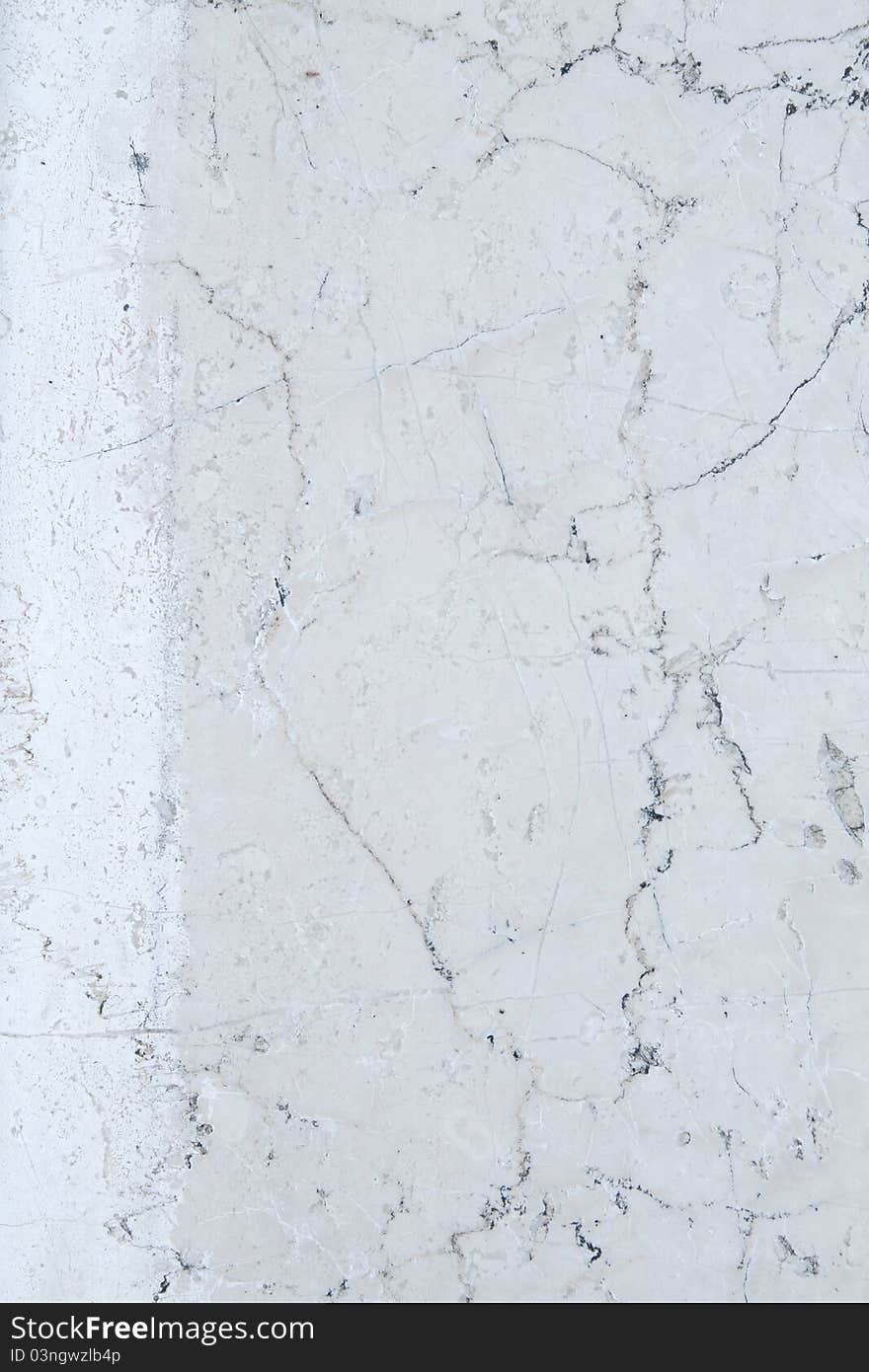 White marble with veins as background